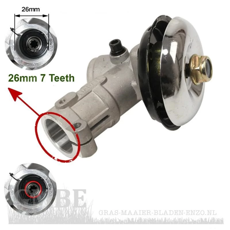 Gearhead 26mm / 7 Teeth