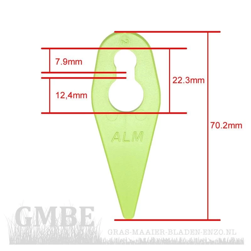 Plastic trimmer blades for G-Tech ST04 / ST 05 / ST20