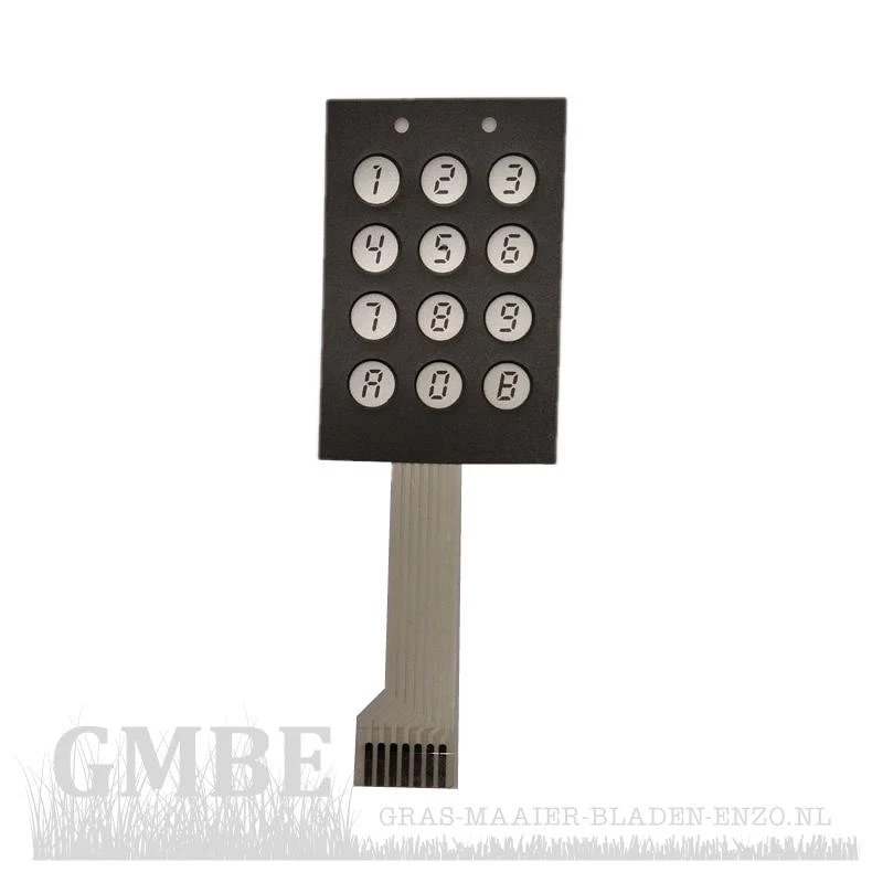 Frontpaneel toetsenbord voor kluis MOTKC48EL / MOTSA07EL / MOTSA21EL