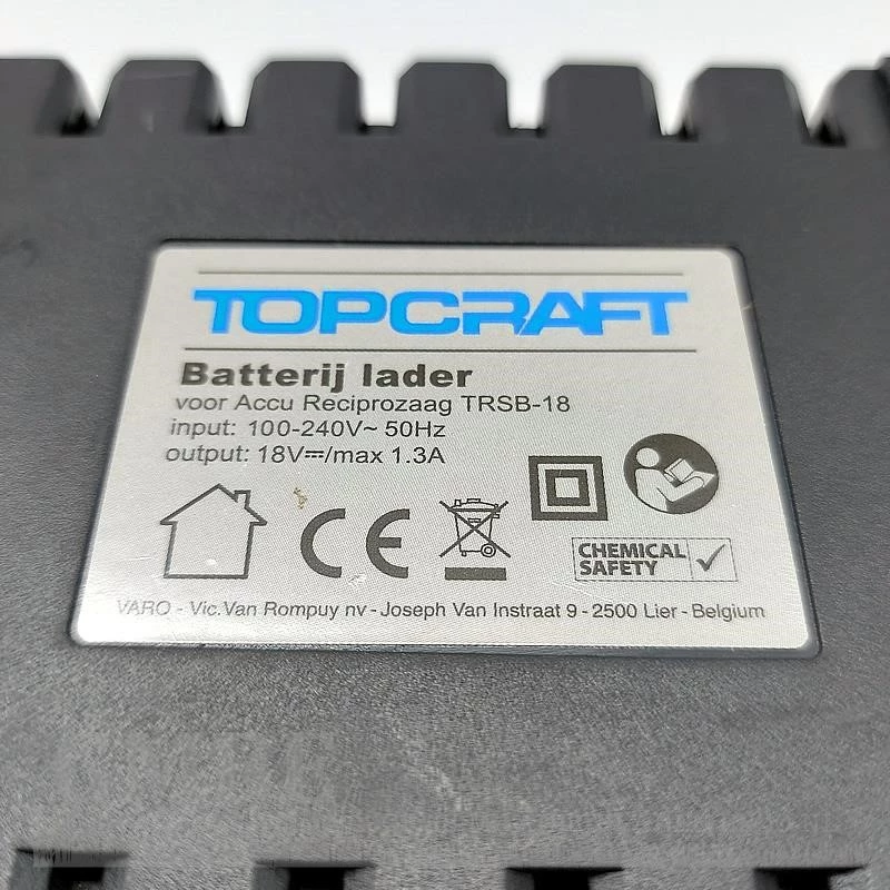 Battery Charger for Top Craft TRSB-18 / XYZ342
