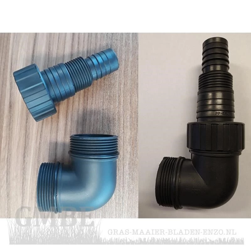 Elbow (incl. seals and connecting piece hose) for PowerPlus POWXG9513