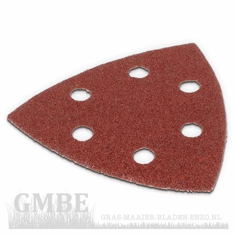 Papier abrasif triangulaire 3x90mm - G80 - 5 pc.