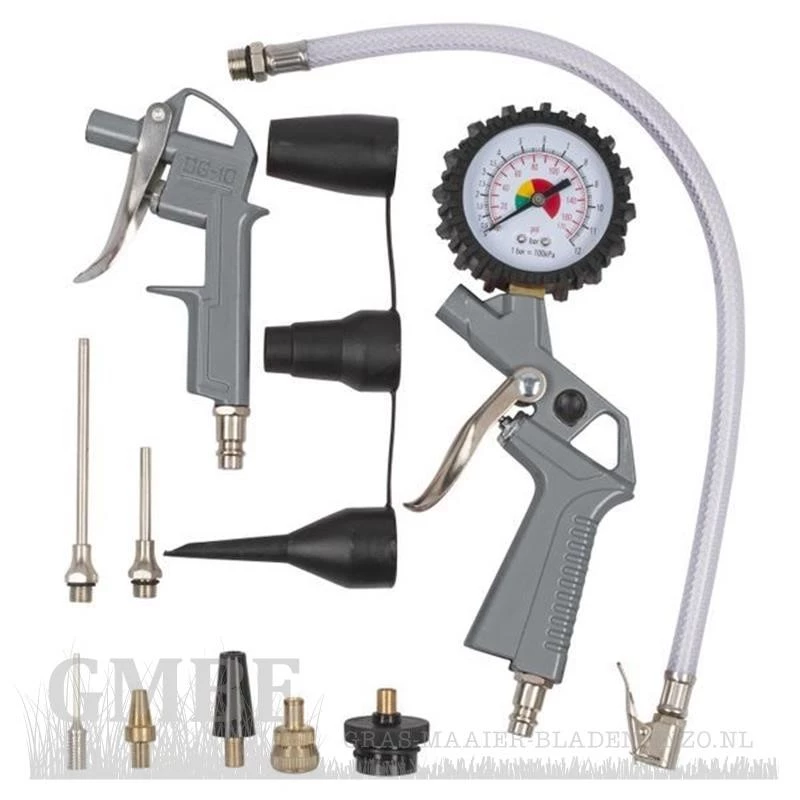 Pneumatic blow gun set 13 pcs.