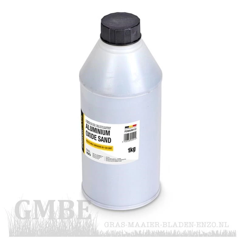 Abrasive for sandblasting aluminum oxide sand