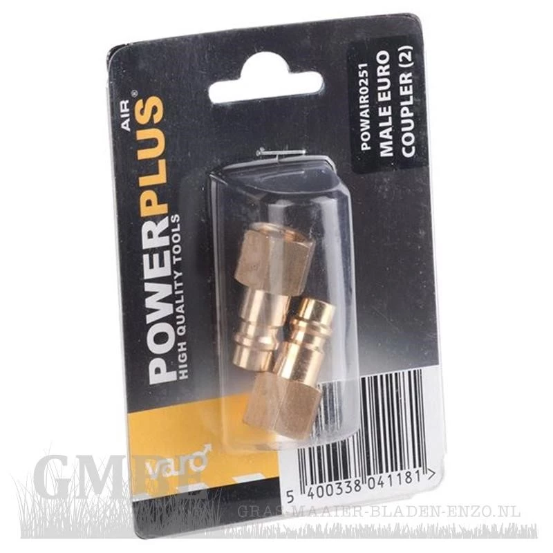 Euro male coupling female thread 2pcs for PowerPlus POWDP7070