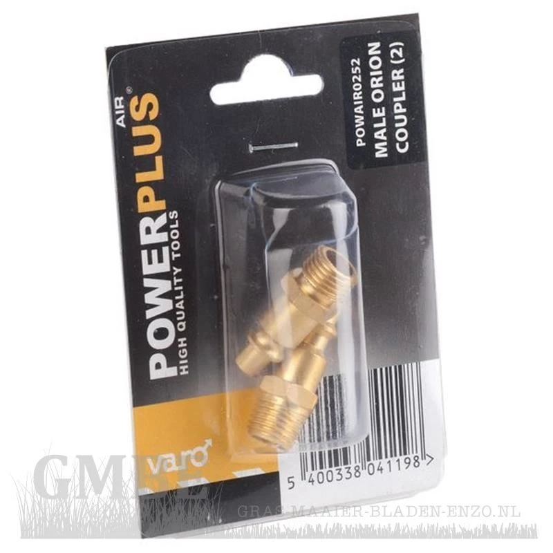 Orion coupling male male thread 2 pcs for PowerPlus POWDP7070
