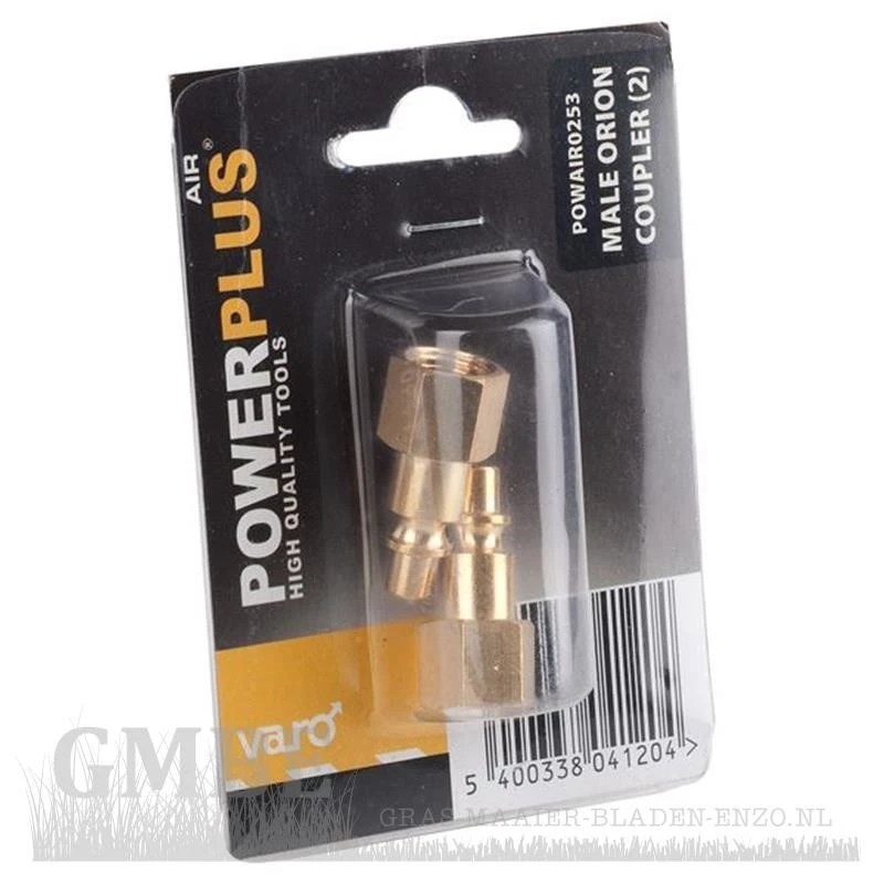 Orion male coupling female thread 2 pcs for PowerPlus POWDP7070