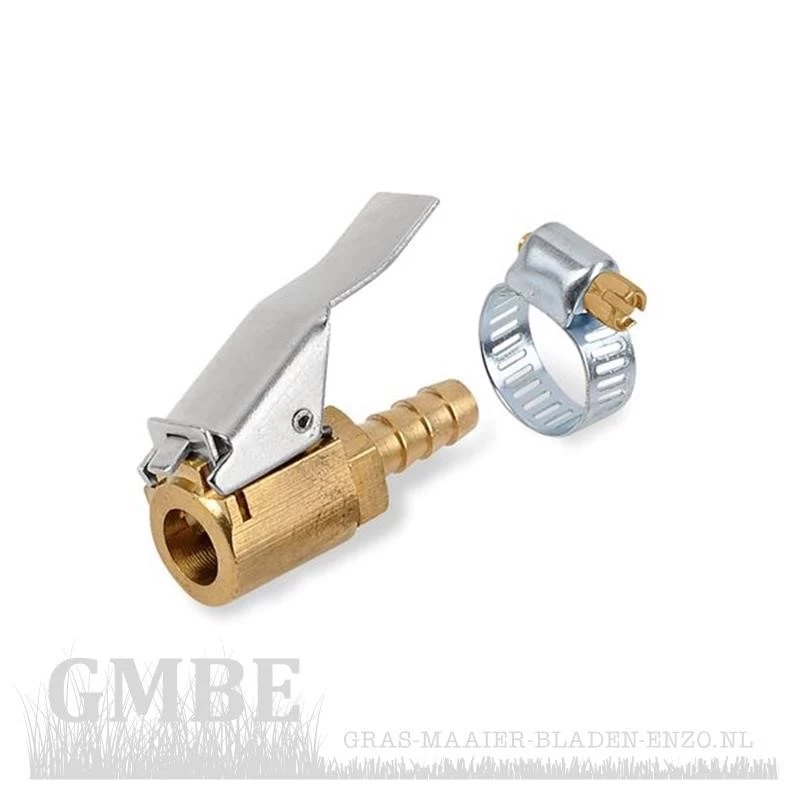 Tire pump nipple + tension ring for PowerPlus POWDP7070