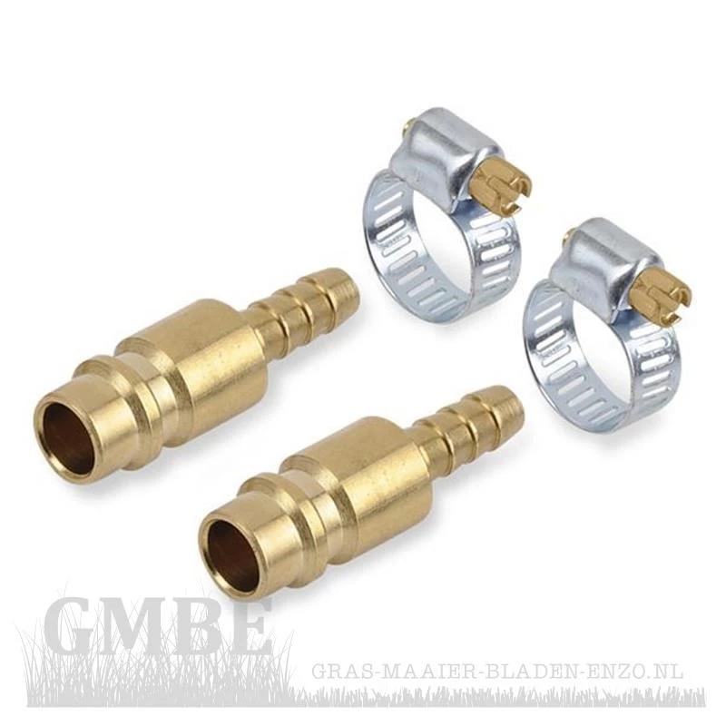 Euro hose barb + ring 2 pcs for PowerPlus POWDP7070