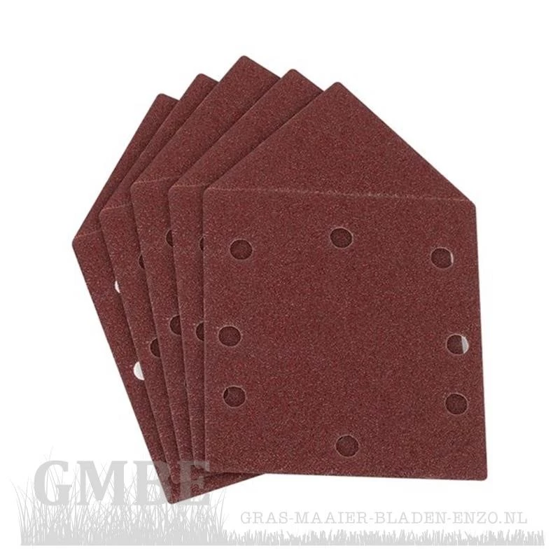 Sandpaper multi 100x157mm - K60 - 5 pcs.PowerPlus POWX0485