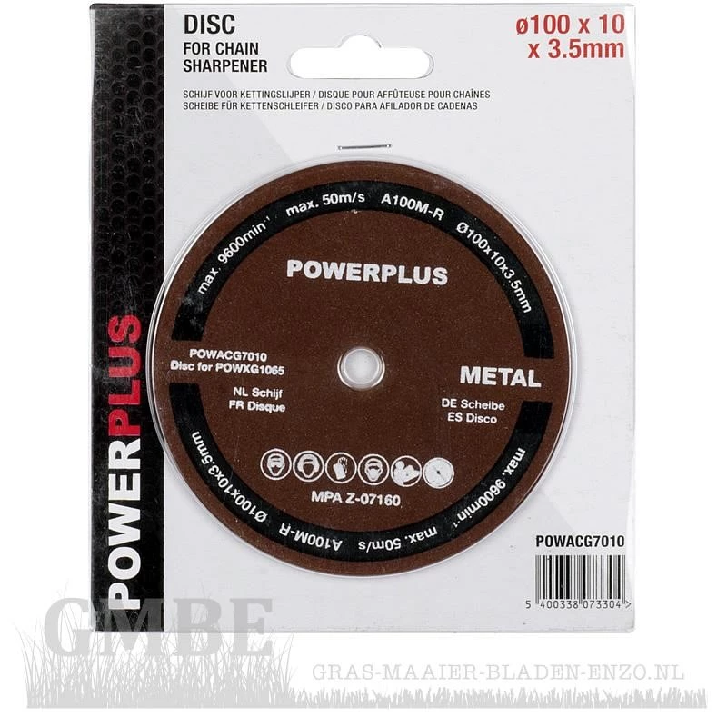 Grinding disc for PowerPlus POWXG1065 and Topcraft TCS-220 / XYZ276