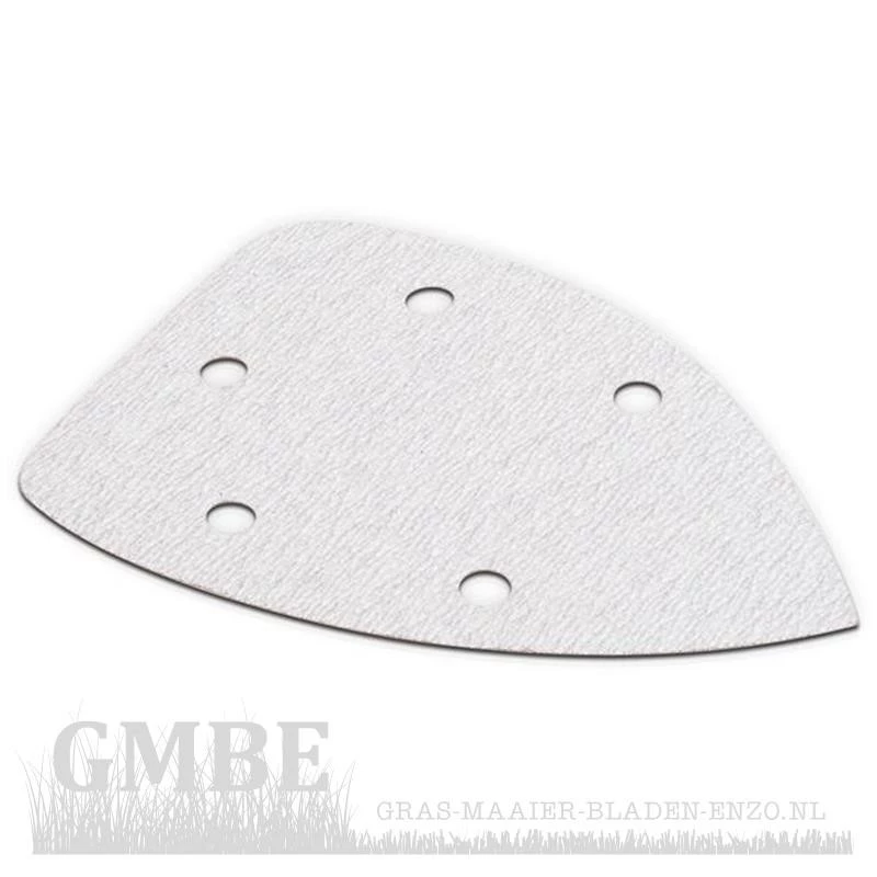 Schuurpapier palm 140x140x80mm verf - K180 - 5 st.Kreator