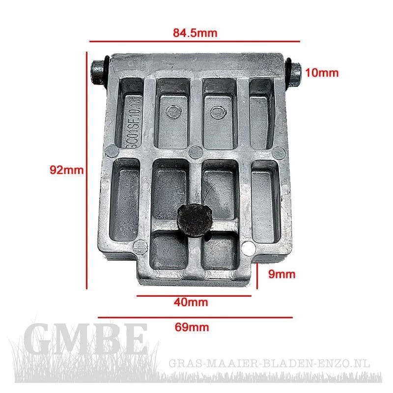 Shredder counter plate for various shredders