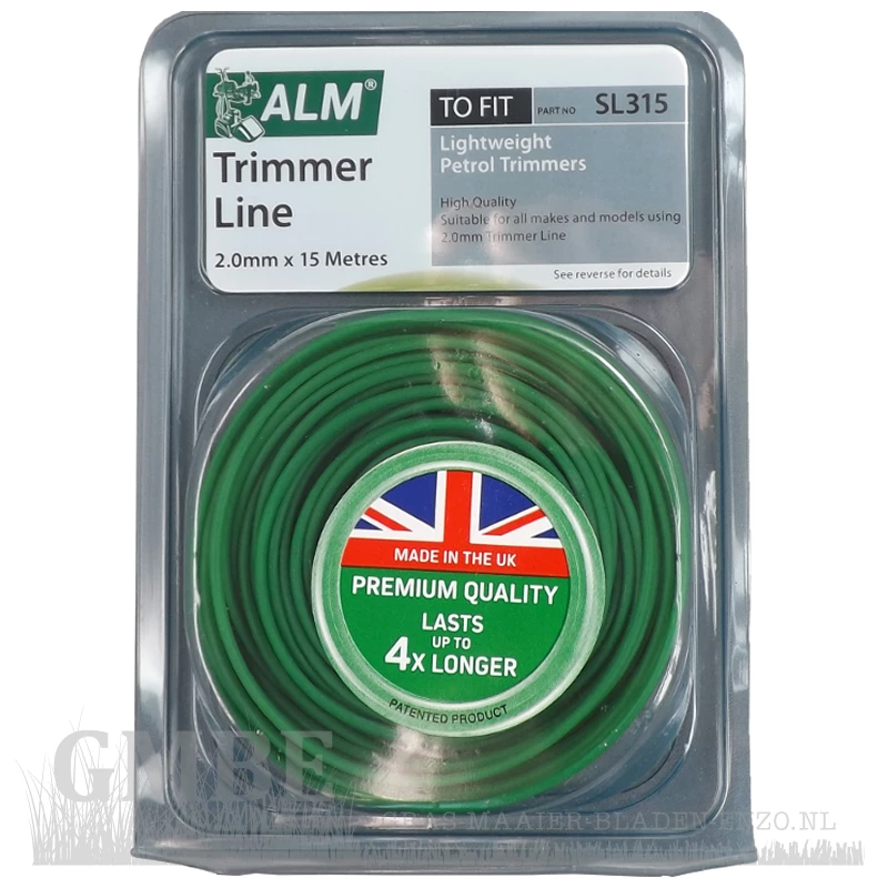 Vermoorden Eigenlijk Uitbarsten 2mm x 15m grastrimmer draad | Gras maaier bladen enzo