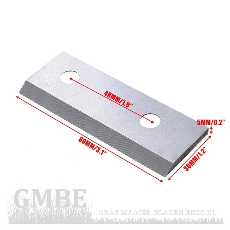 Hakselaar/versnipperaar mes voor diverse MTD shredders en blad zuigers