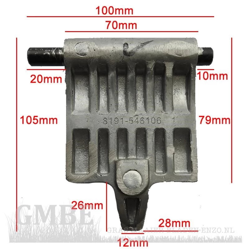 Cobra QS2500 Gegenplatte