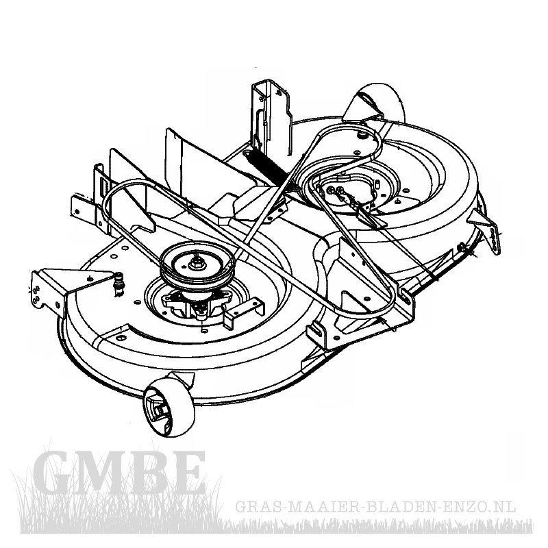 Aandrijfriem motor naar maaidek Cub Cadet / Bolens /MTD / Wolf-Garten | Gras maaier bladen enzo