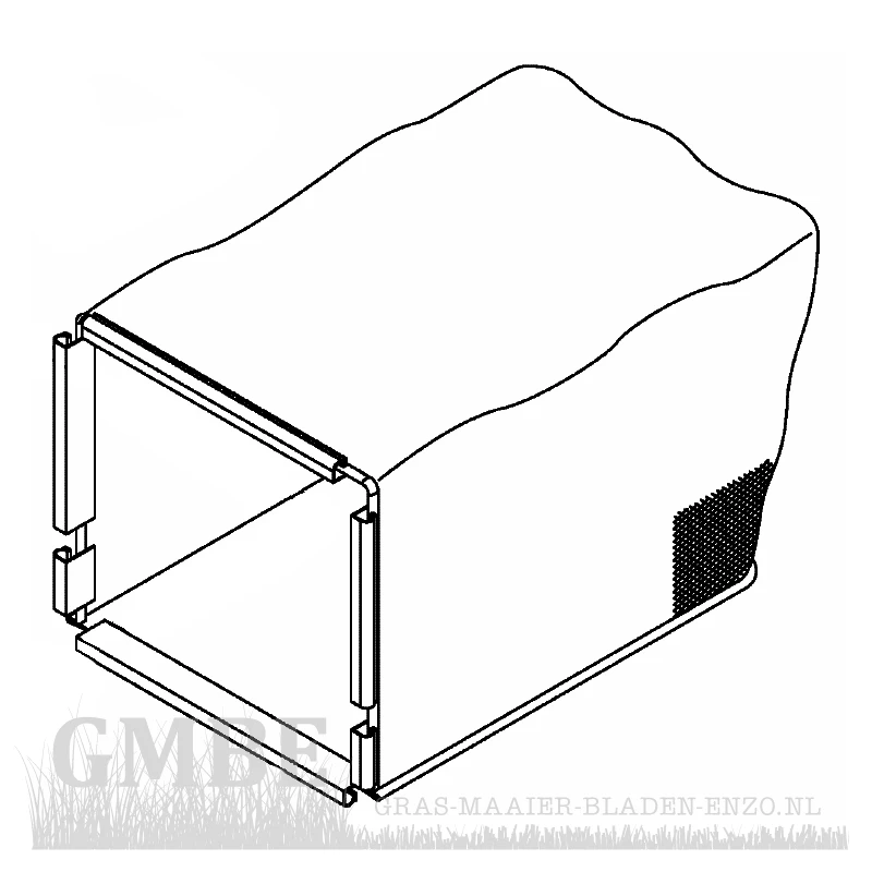 Ontwapening Aannemer ontwerper Grasopvangzak (zonder frame) voor Sandrigarden GM 50 ALL / SP / C / PRO |  Gras maaier bladen enzo