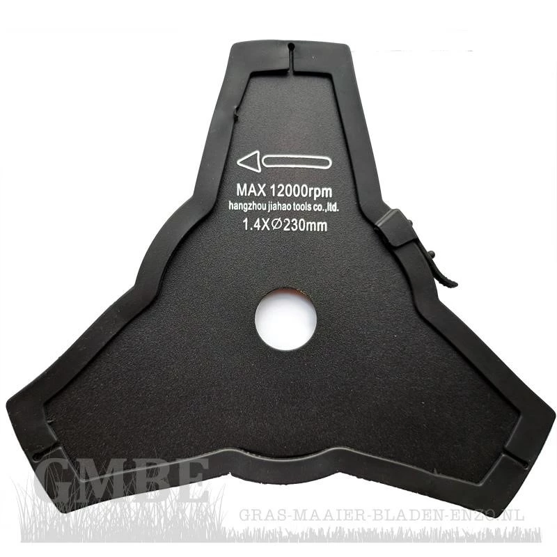 3 tand mes 23,0cm voor bosmaaier met 25,4 mm center gat 1,4mm origineel Ikra ESN 1000B / ESN 1000C