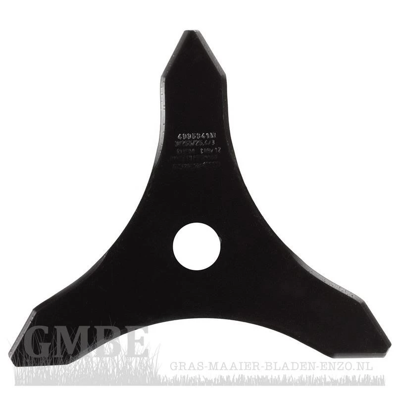 3 tooth blade 30cm for brush cutter with 25.4 mm center hole 3mm thick