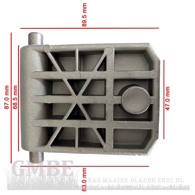 AL-KO Hakselaar/versnipperaar mes aanzetblok