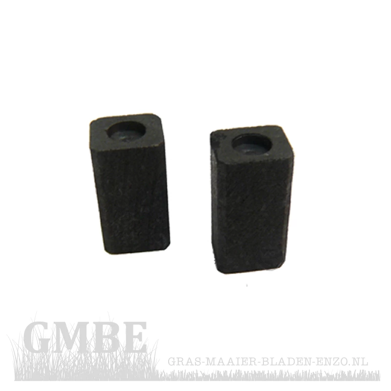 Set koolborstels voor Black & Decker en De Walt. Afmetingen 6 x 6 x 13mm
