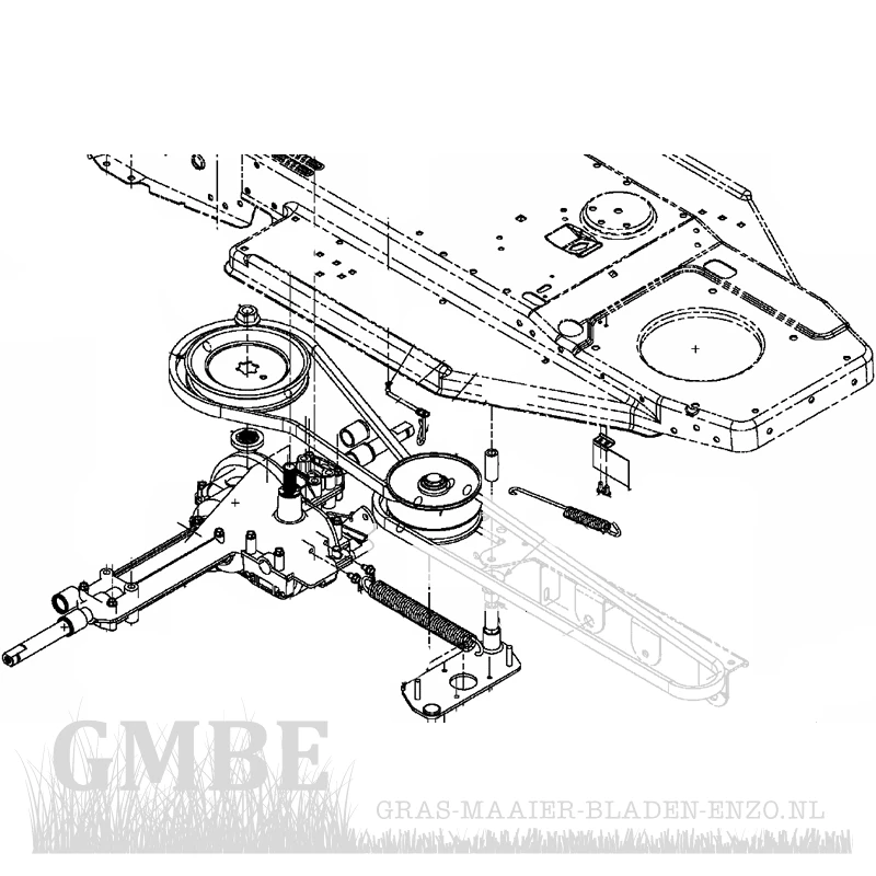 MTD 135 T Onderdelen Gras maaier bladen enzo