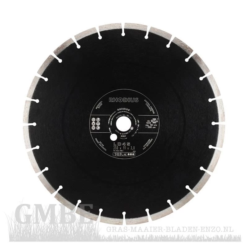 Proline diamond cutting disc 350 x 11 x 3.0 mm, bore of 25.4 mm