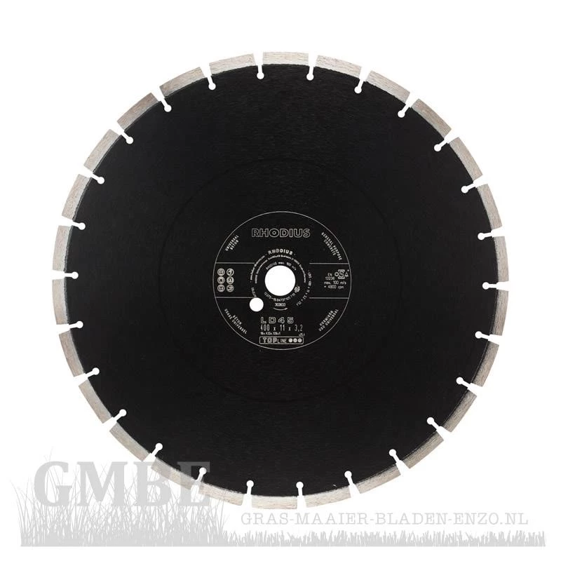 Proline diamond cutting disc 400 x 11 x 3.2 mm, bore of 25.4 mm