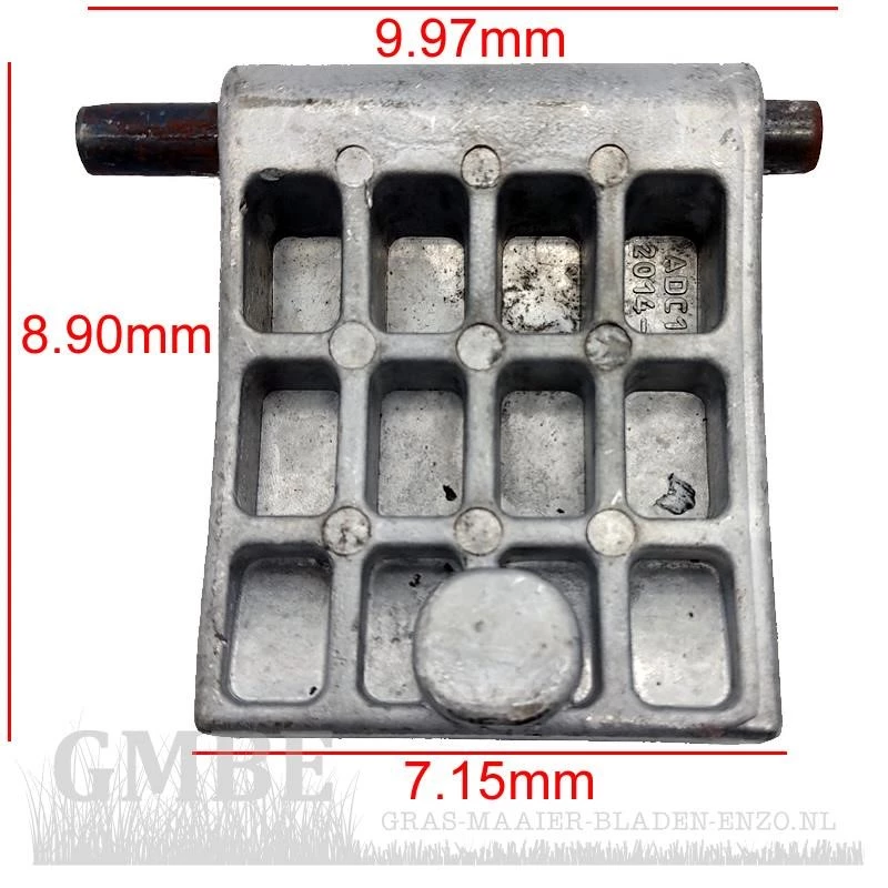 Shredder counter blade for PowerPlus POW6455 / POWXG6461