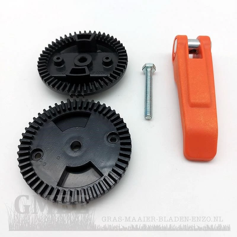 Levier et bouton (bras poussoir de connexion au châssis) pour PowerPlus POWDPG75610