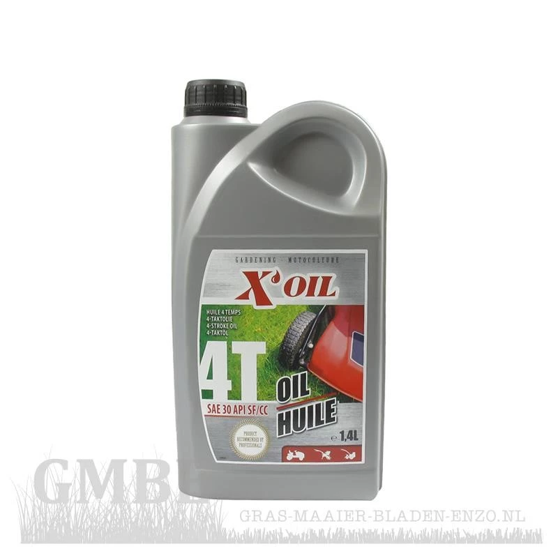 4-stroke engine oil SAE30 X'OIL 1.4 liters (API SF/CC) capacity