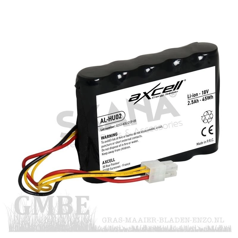 Battery for Gardena / Husqvarna (18V - 2,5A)