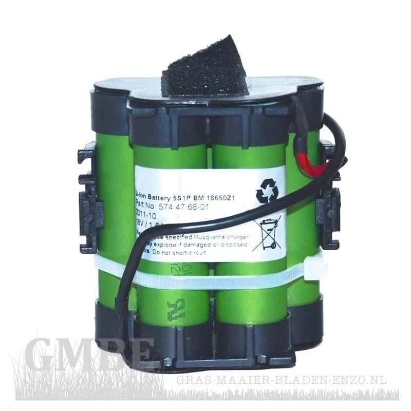 Battery for Husqvarna 305 / Gardena R40Li (18 V - 1,6 Ah)