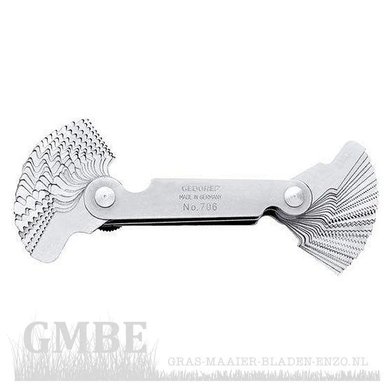 Gedore thread meter No. 706 for metric and WW thread