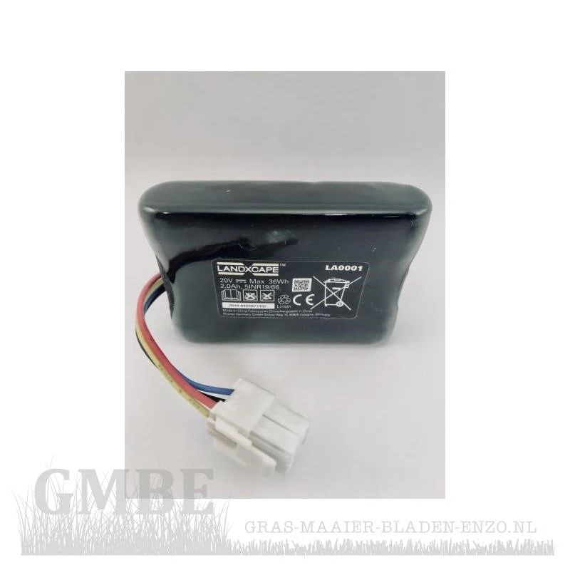 Original LandXcape Battery (Li-ion, 2.0Ah, 20V, 38W) for LX790 / LX792 / LX795 / LX796
