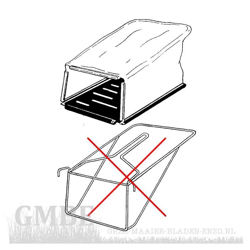 Opvangzak zonder frame voor Sandrigarden SG51SP