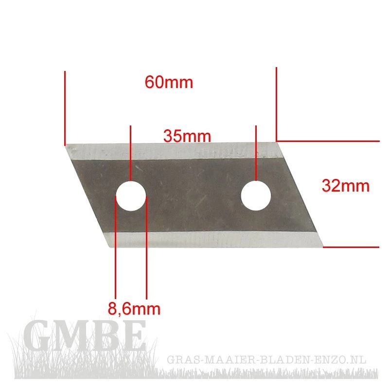 Hakselaar/versnipperaar mes voor AL-KO MH 2800 Easy Crush