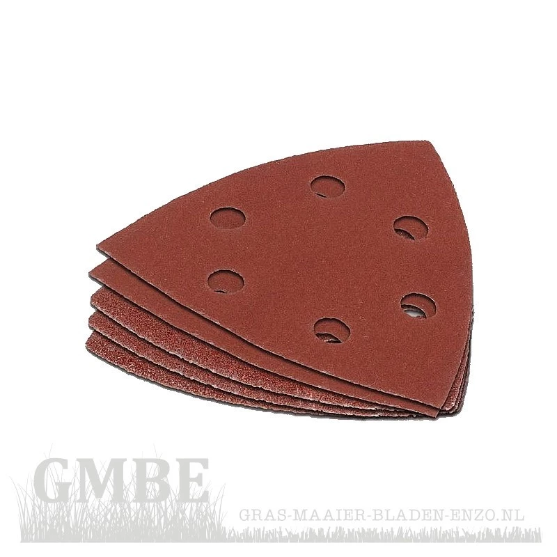 Papier de verre triangulaire K120 pour POWX049 - 5 pièces