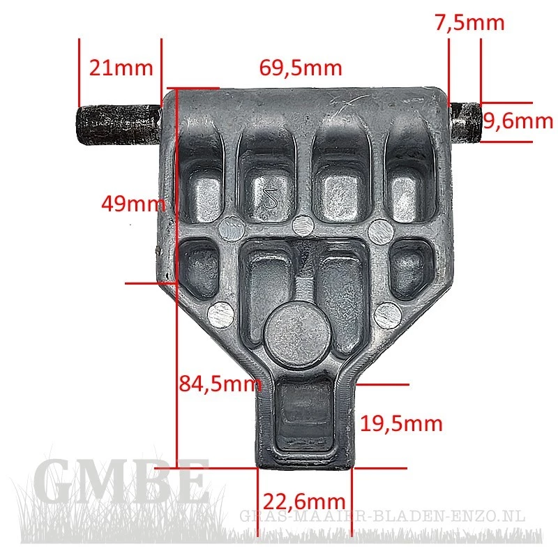Shredder counter blade for Ferrex GRS2800